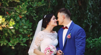 happy couple who just got married